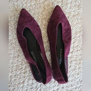 Kennel & Schmenger burgundy Slingback flats size 6.5